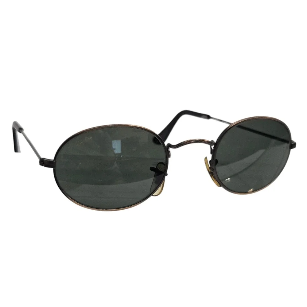 Ray-Ban Sunglasses Unisex Black Vintage Bausch & Lomb W0969 PSAS Oval Metal Read